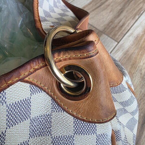 Louis Vuitton Damier Azur Gallliera Shoulder Handbag PM - Picture 4 of 13